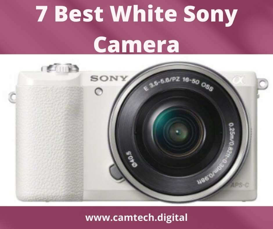 White Sony Camera