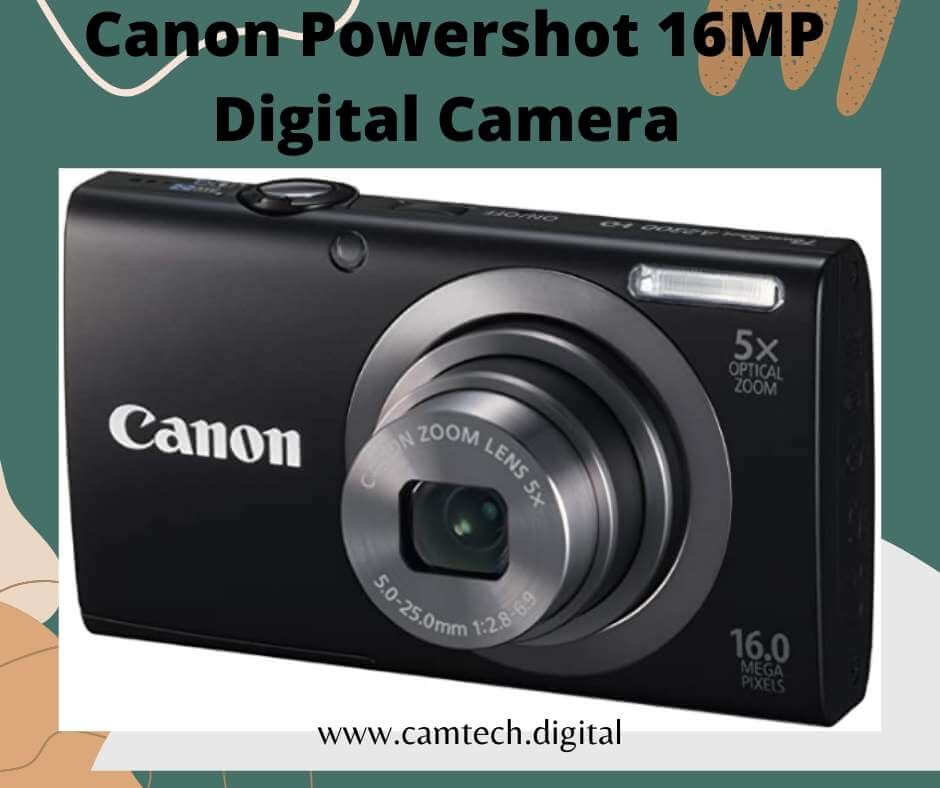 Canon Powershot 16MP Digital Camera