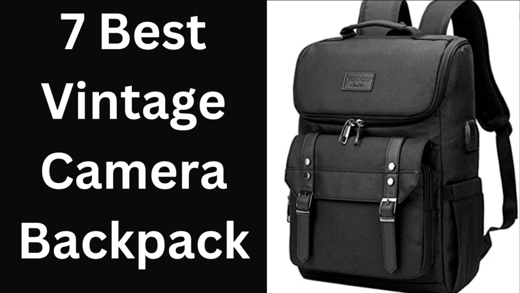Vintage Camera Backpack